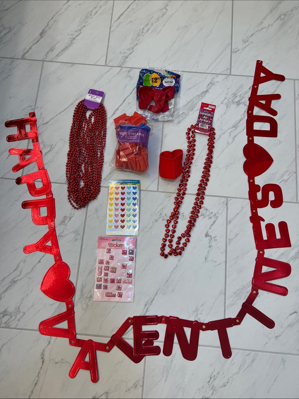 Valentine’s items celebration